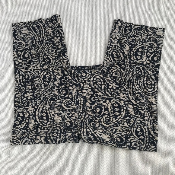Harold's Black & Tan Paisley Pants - Picture 1 of 8